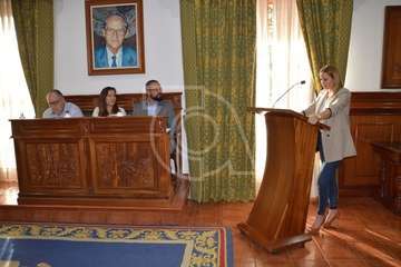 Telde guarda un minuto de silencio por las víctimas de violencia de género y aprueba dos manifiestos (Foto TA Y Francisco Javier Santana)